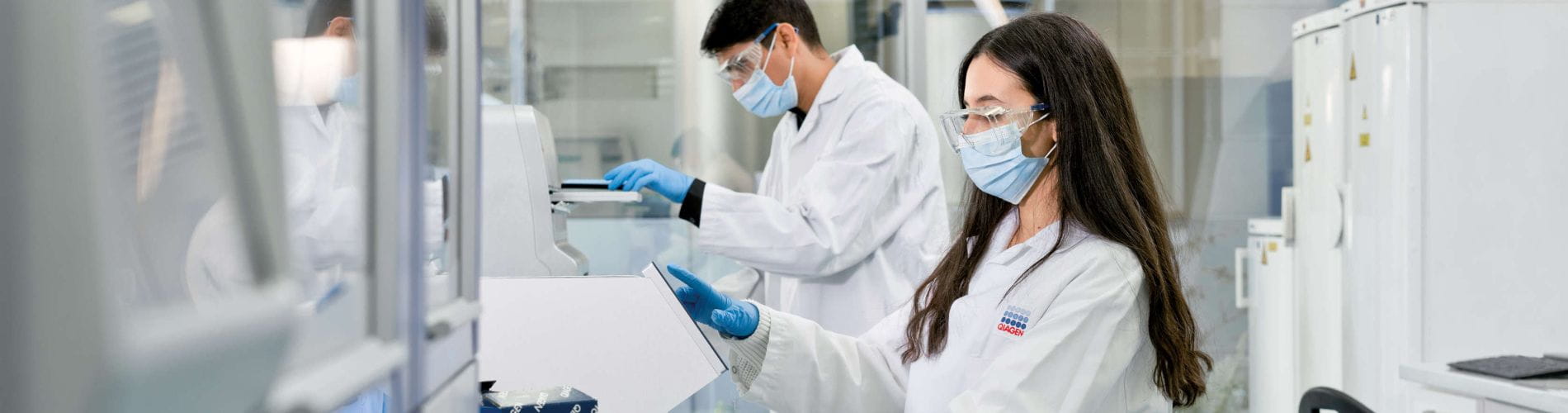 Woman in a lab
